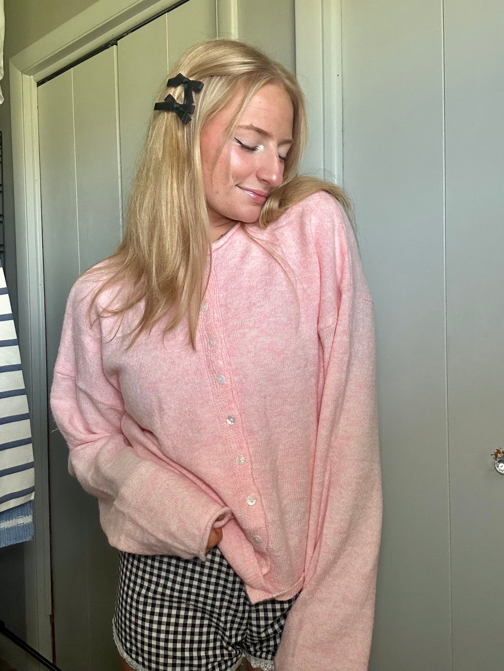 Let's Cuddle Cardigan Top Sherbet