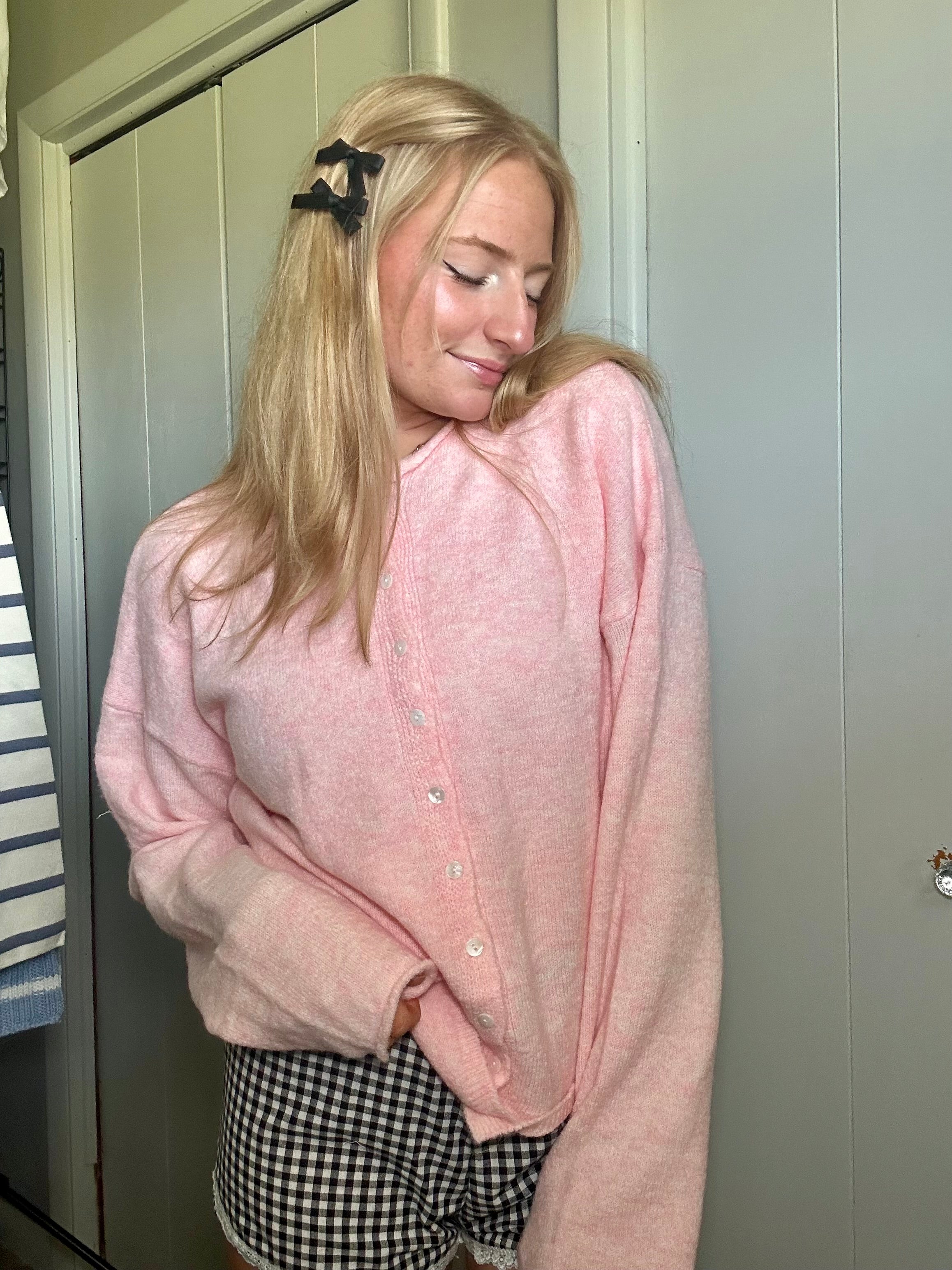 Let's Cuddle Cardigan Top Sherbet