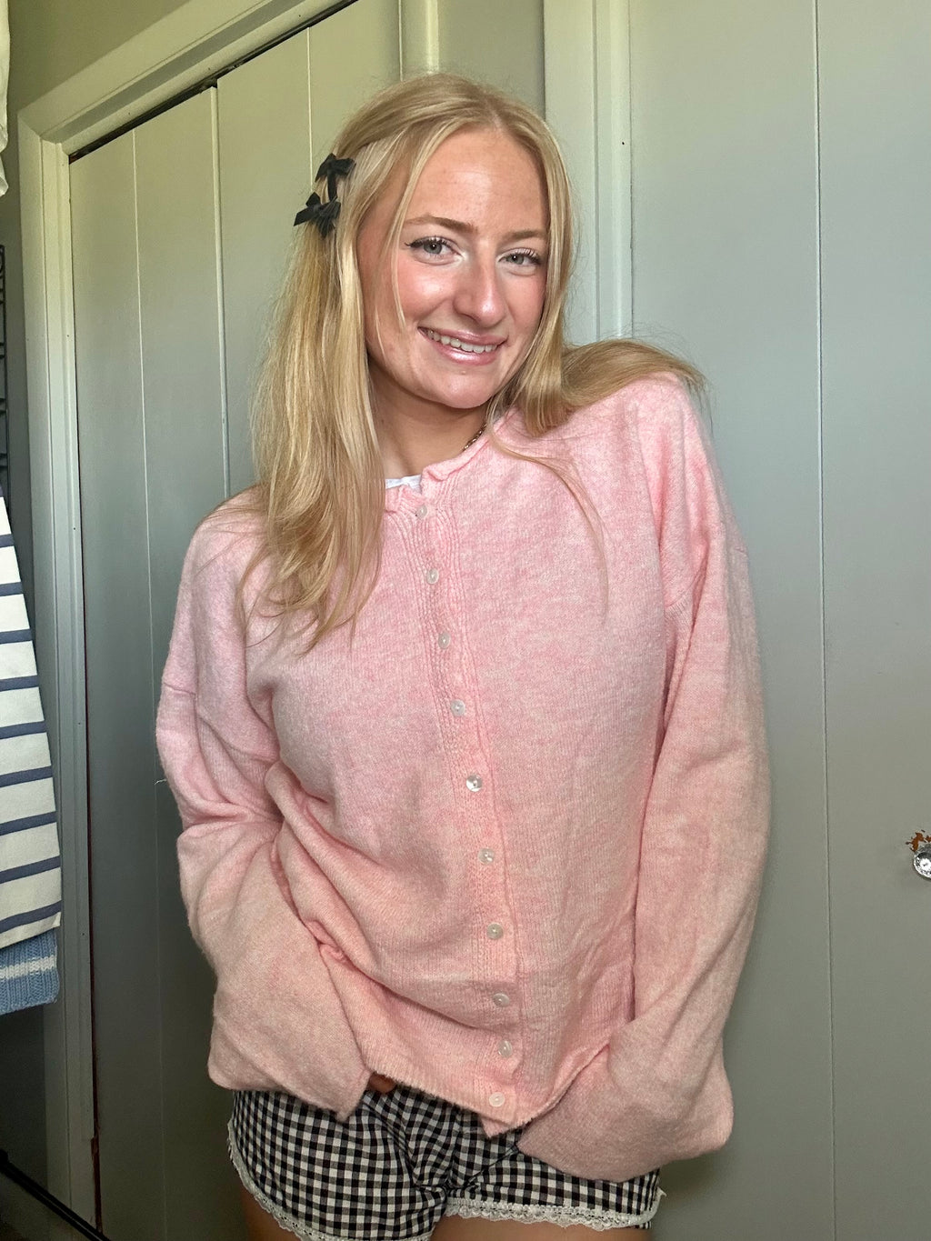 Let's Cuddle Cardigan Top Sherbet