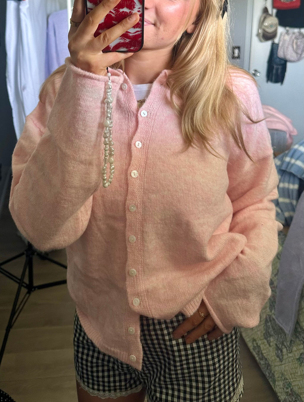 Let's Cuddle Cardigan Top Sherbet