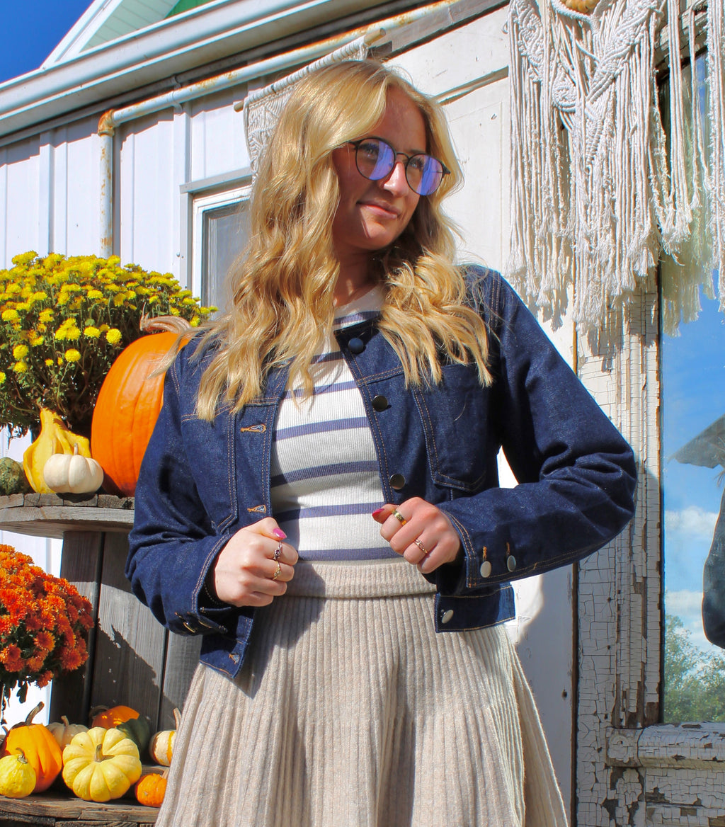 Leaving You Denim Jacket