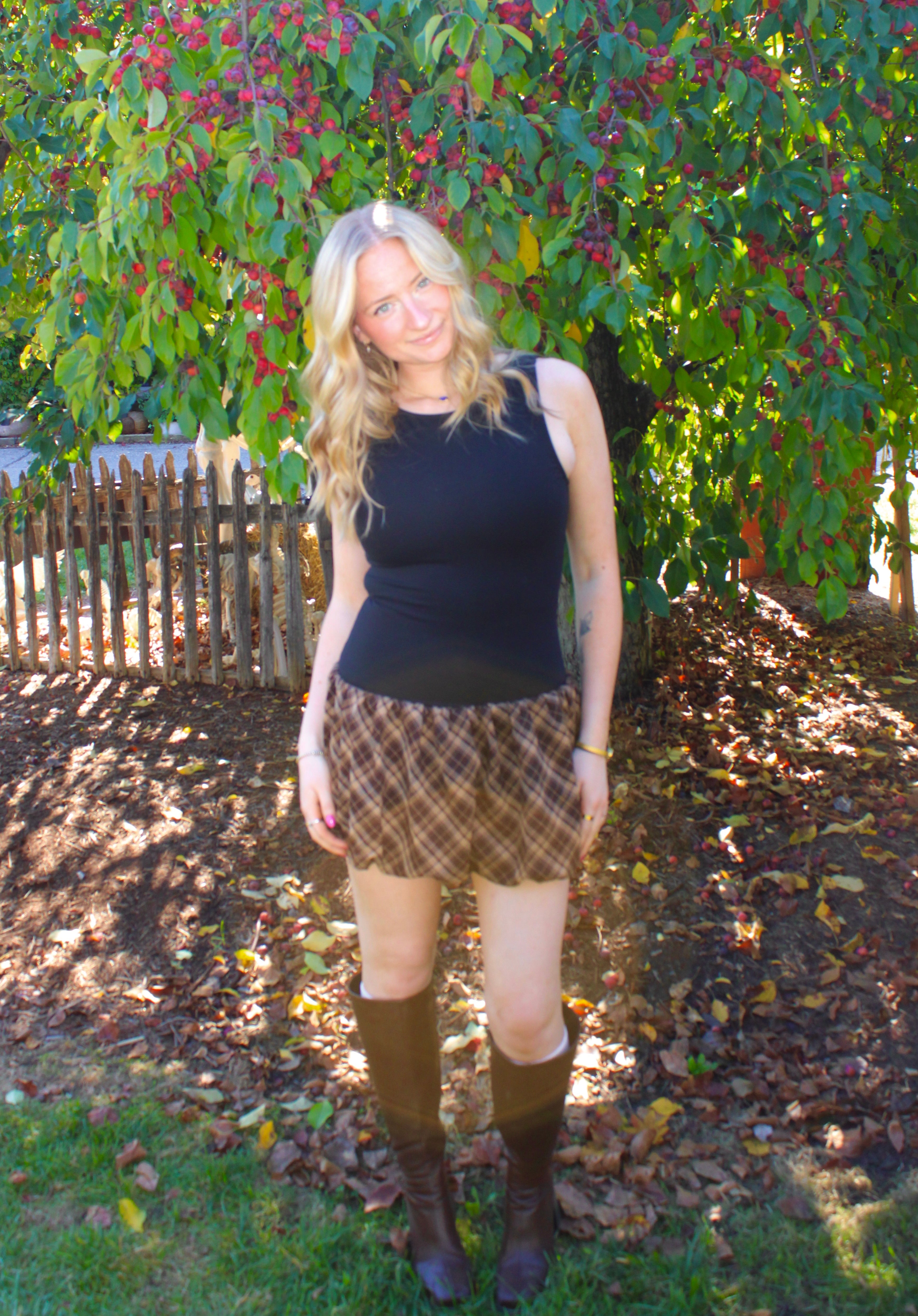 Cinnamon Mini Bubble Dress
