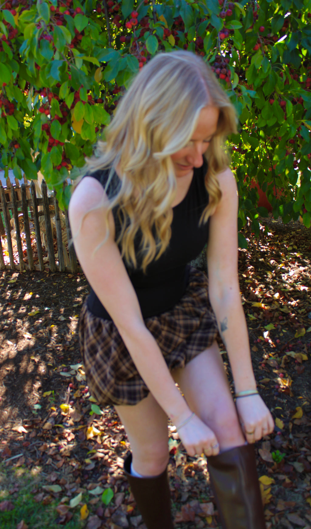 Cinnamon Mini Bubble Dress