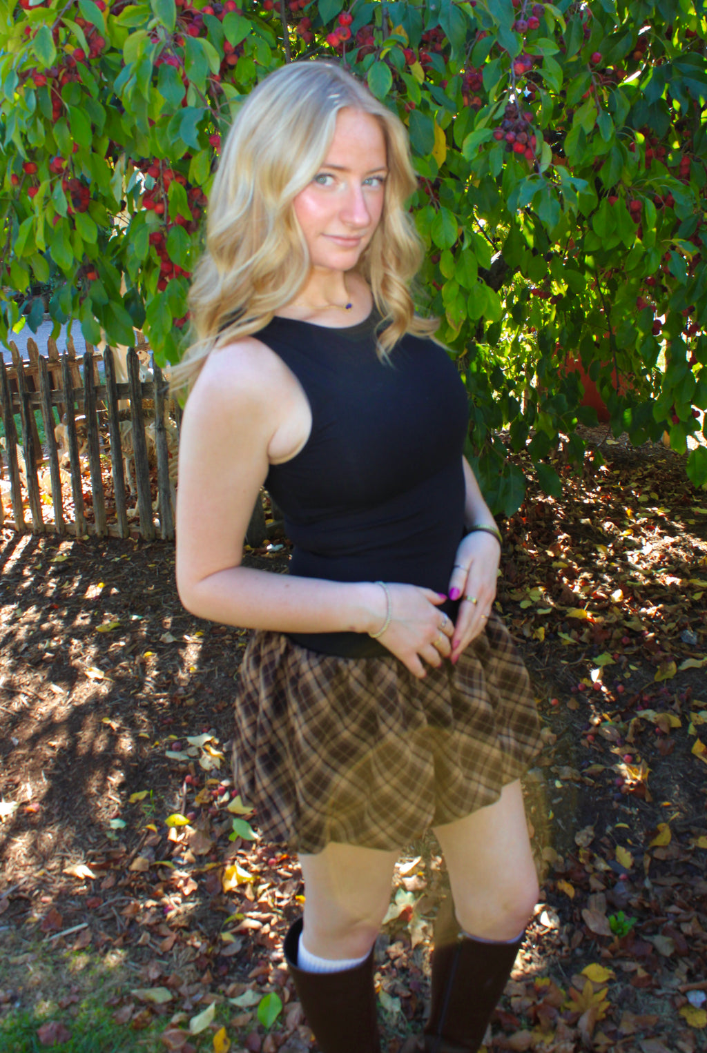 Cinnamon Mini Bubble Dress