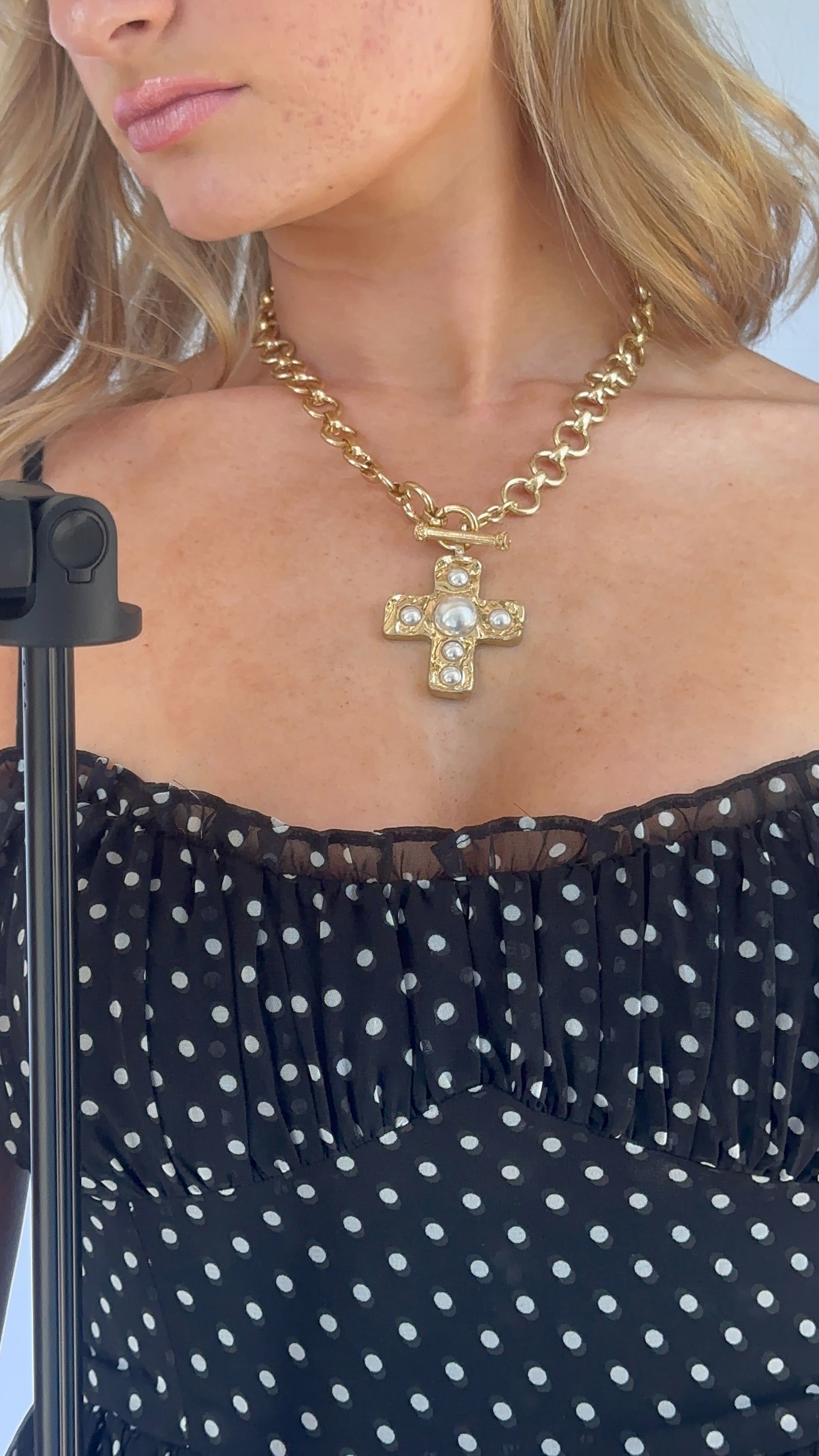 Gold Cross Necklace