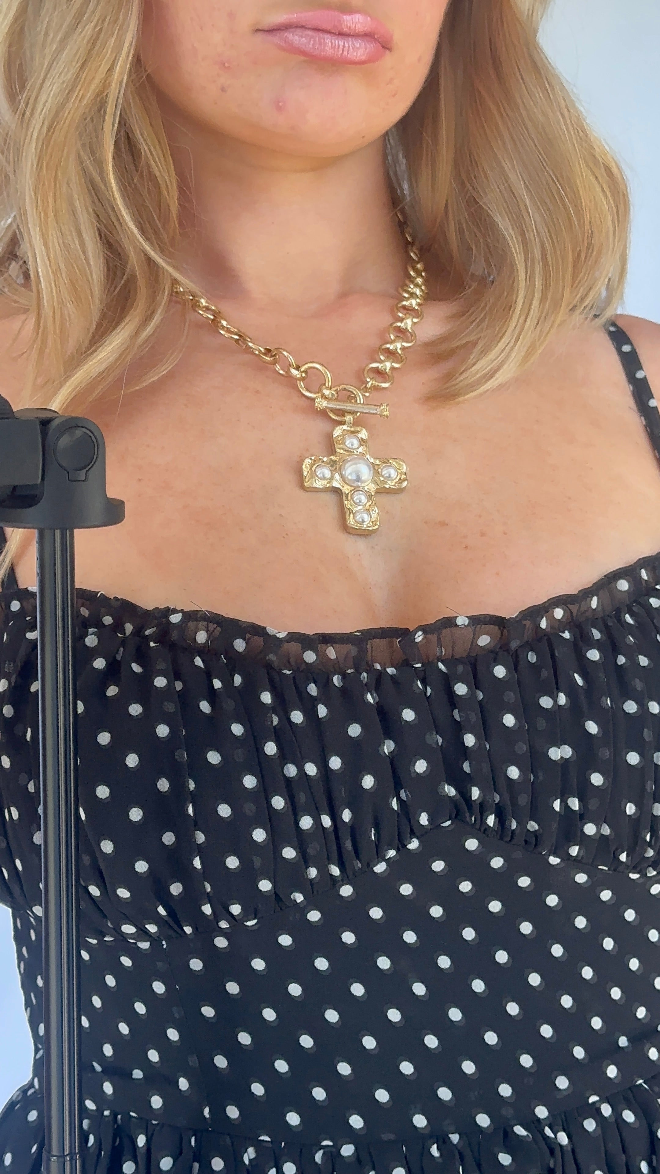 Gold Cross Necklace