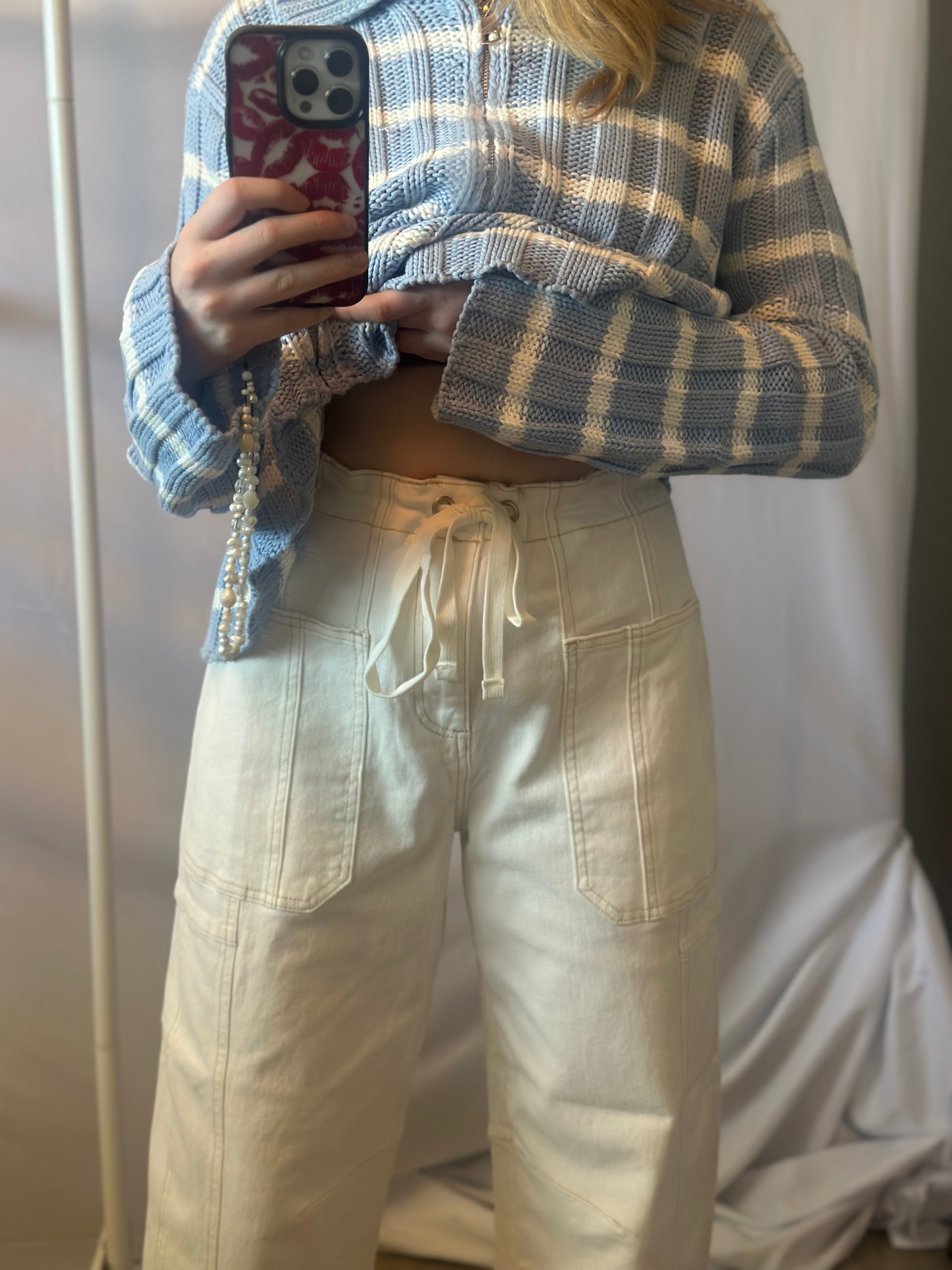 Pumpkin Shopping Barrel Jeans