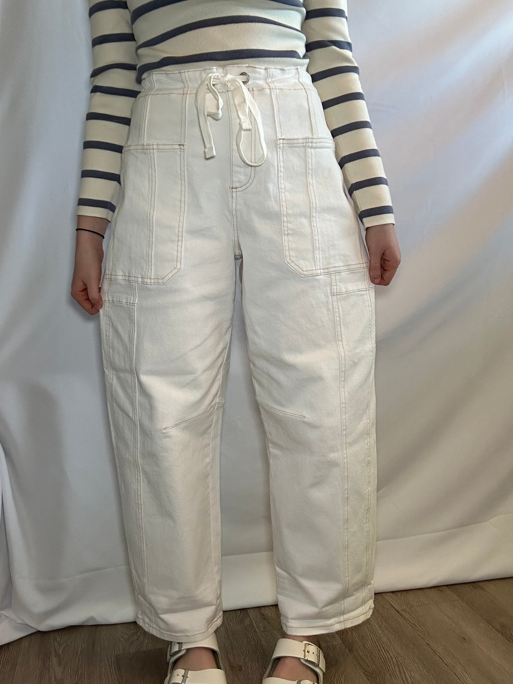 Pumpkin Shopping Barrel Jeans